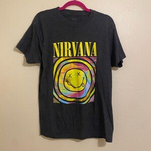 dark gray nirvana tee🪄
